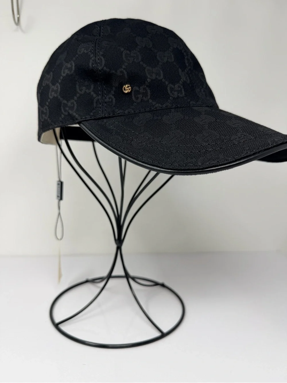 Gucci Black GG Jacquard Baseball Cap